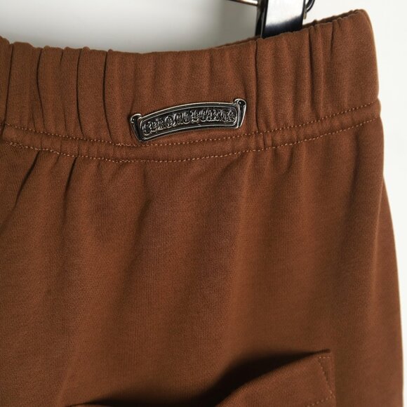 Brown Chrome Hearts Logo Embroidered Shorts - Picture 5 of 9